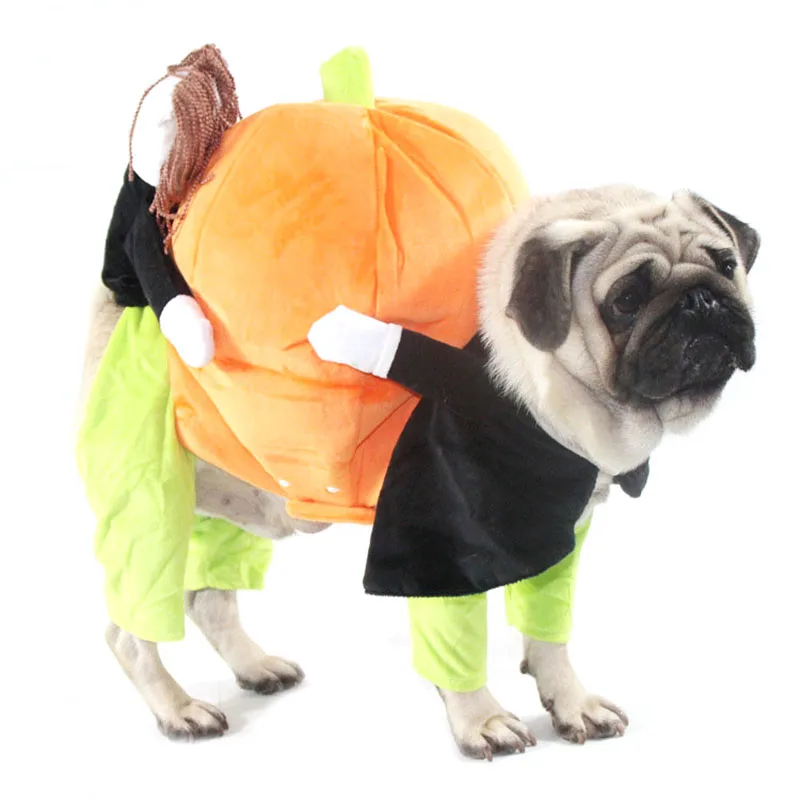 HEYPET Pet Хэллоуин Одежда для косплея забавные тыквы одежда с принтом в виде собак