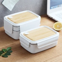 microwave heated bento box lunch food storage container school office picnic camping portable leakproof compartment lunch box
