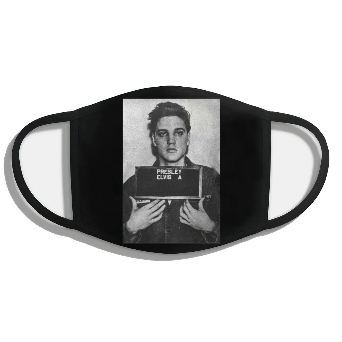 Мужская семейная маска ELVIS PRESLEY MUG SHOT THE KING ROCK N ROLL S Geek 100% хлопок | Аксессуары для