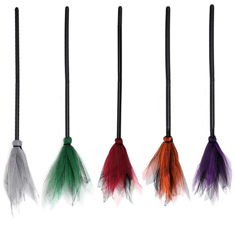 5 видов цветов Декор ведьмы на Хэллоуин метла реквизит Детские подарки