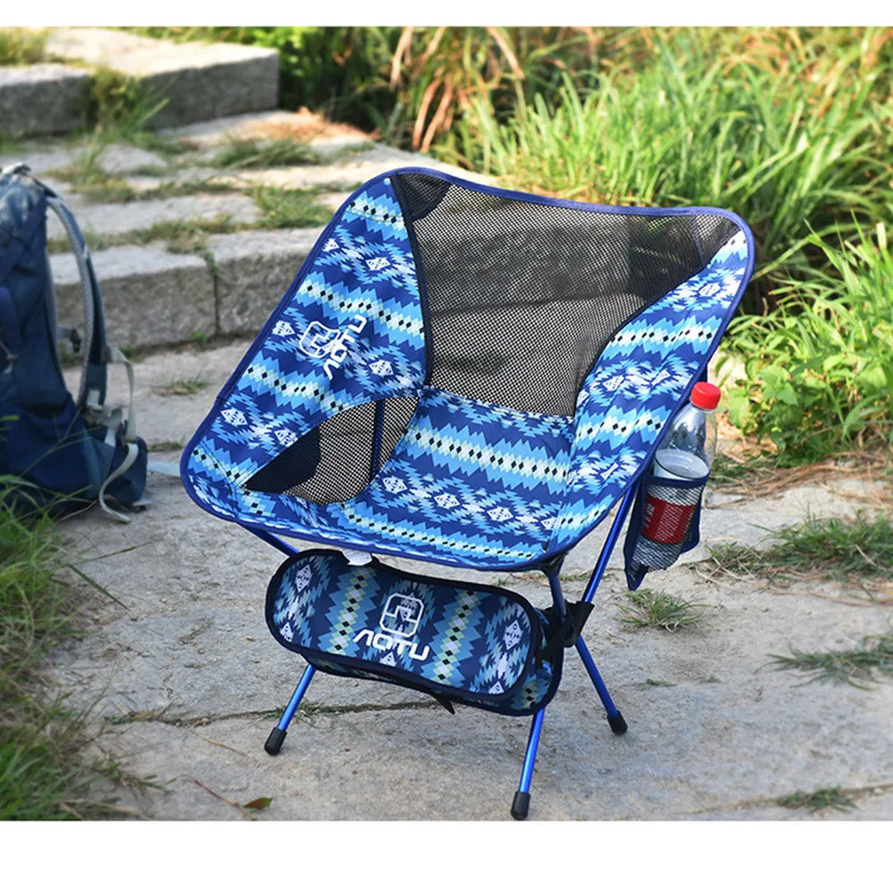 구매 2020 High Quality Outdoor Folding Chair Ultra Light Aluminum Alloy Portable Fishing Back Chair