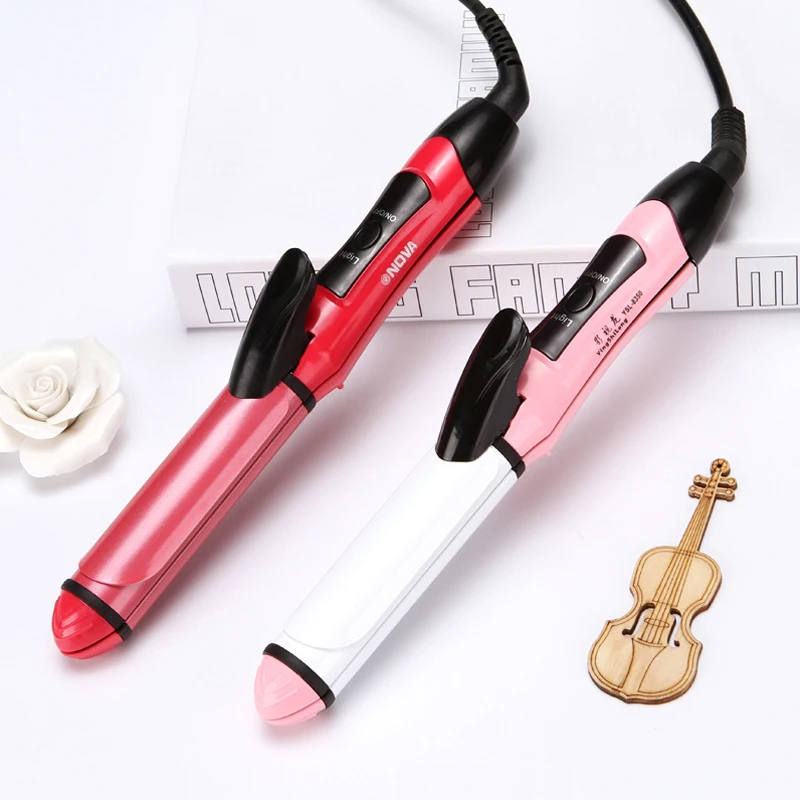 2 в 1 Профессиональные бигуди и выпрямитель для волос электрический утюжок