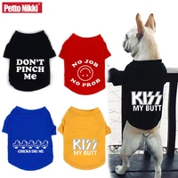 dog clothes for small dogs cute printed summer pets tshirt puppy dog clothes pet cat vest t shirt pug apparel costumes