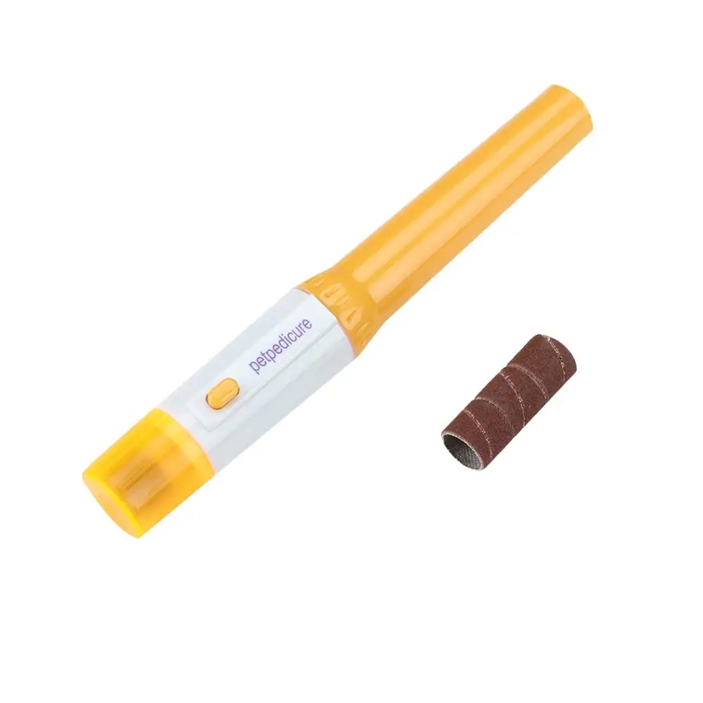 Для домашних животных Электрический Фрезер для ногтей щетка чистки Портативный