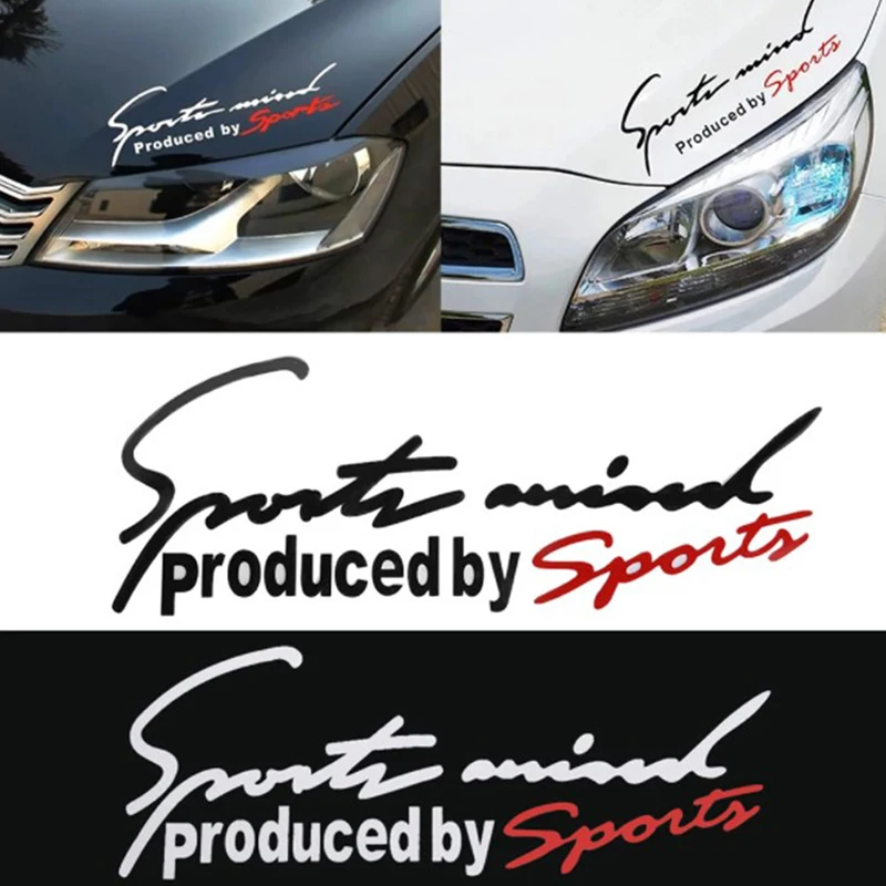 

Sport Letter Car Bonnet Stickers Emblem Badge Decal Car Cover Decoration