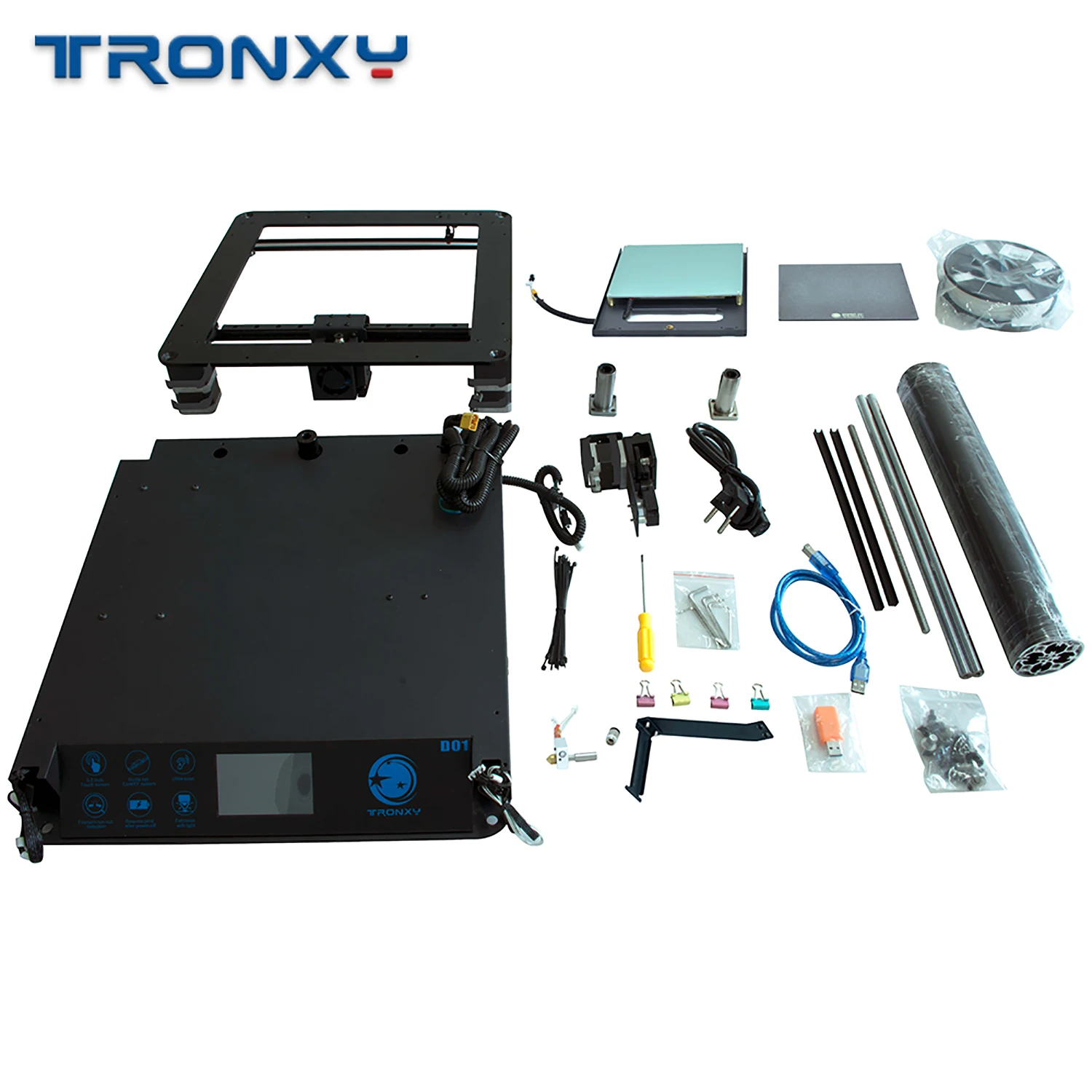 3D-принтер Tronxy D01 бесшумная материнская плата линейная направляющая ядро XY