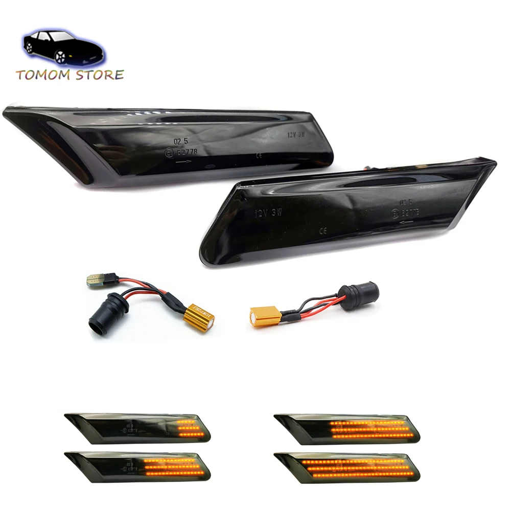 

Dynamic LED Side Marker Turn Signal Lights For Porsche 911 Carrera 4 GTS 997 Boxster Spyder 987 Cayman Sport