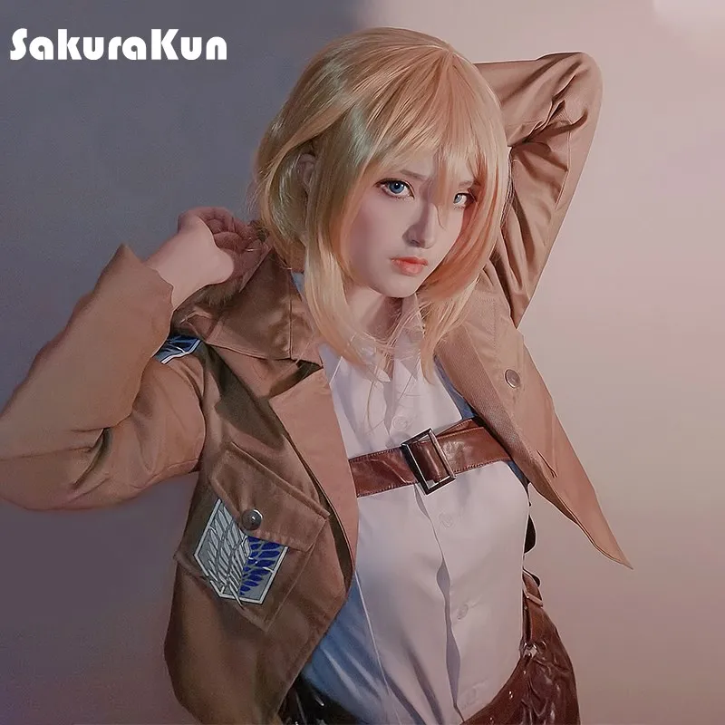 Куртка для косплея Эрена и Леви из атаки на Титанов жакет костюма легиона пиджак