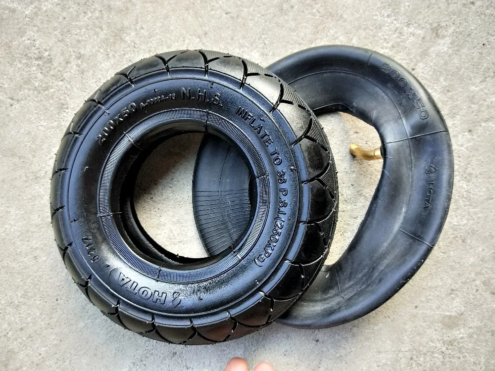 8 дюймовая складная электрическая шина для скутера внутренняя труба 200X50 бритвы E