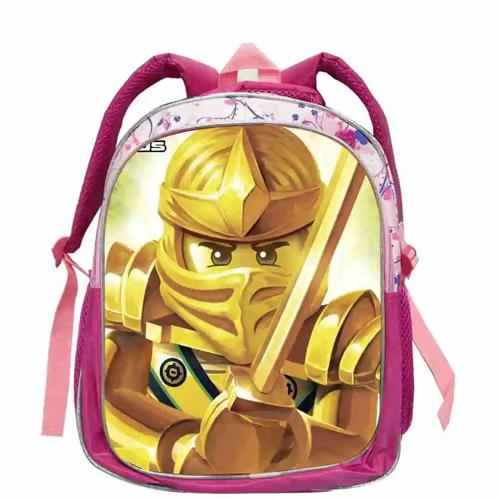 Школьные ранцы Ninjago для мальчиков модные повседневные Рюкзаки с принтом 12 5 дюйма
