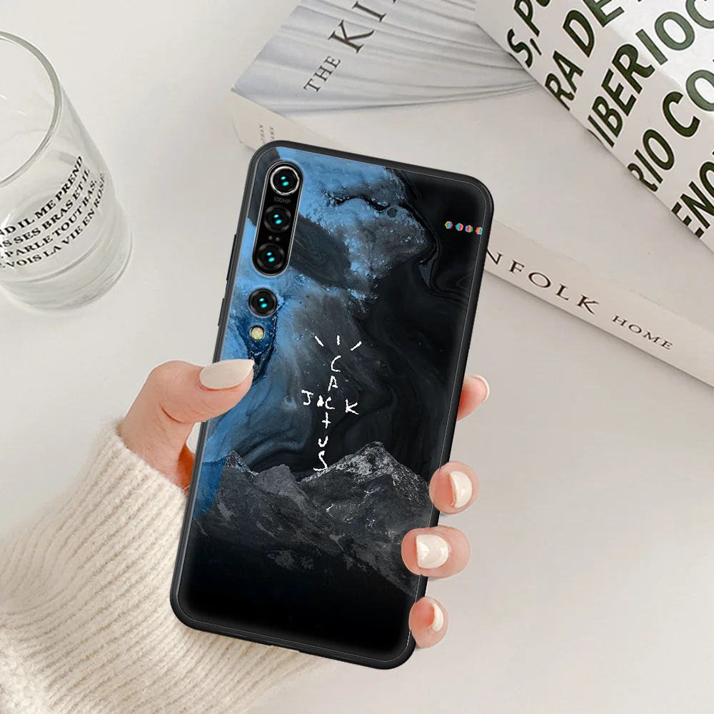 

cactus jack letter words DIY Phone Case For Xiaomi Mi Note 10 A3 9 MAX 3 A2 8 9 Lite Pro Ultra black Cover Tpu Back Pretty