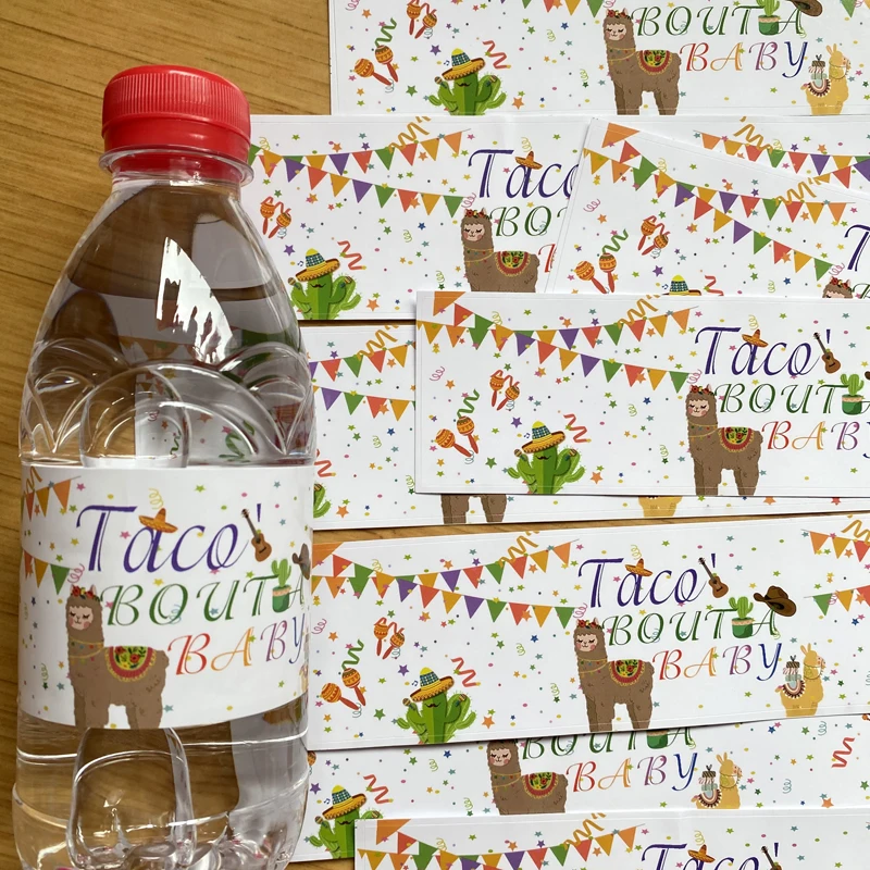 12 шт. наклейки для бутылки с минеральной водой | Дом и сад