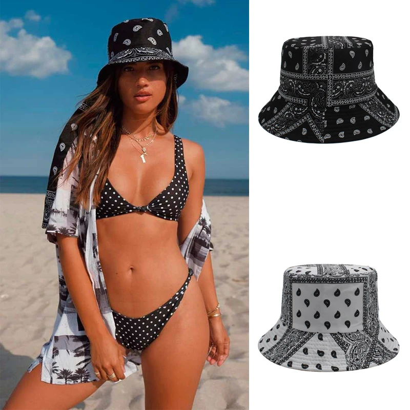 

Men Women Cotton Fisherman Caps Hip Hop Street Style Bucket Hats Party Summer Beach Travel Sunhat Size US 7 1/4 UK L