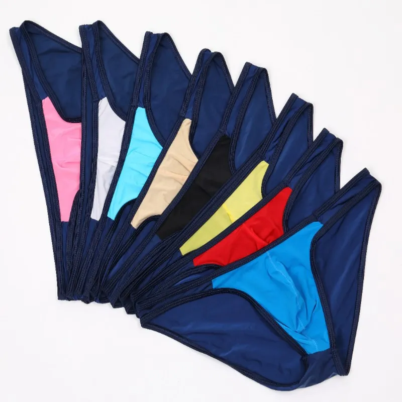 Мужское пикантное нижнее белье U образное Выпуклое ультратонкое с заниженной