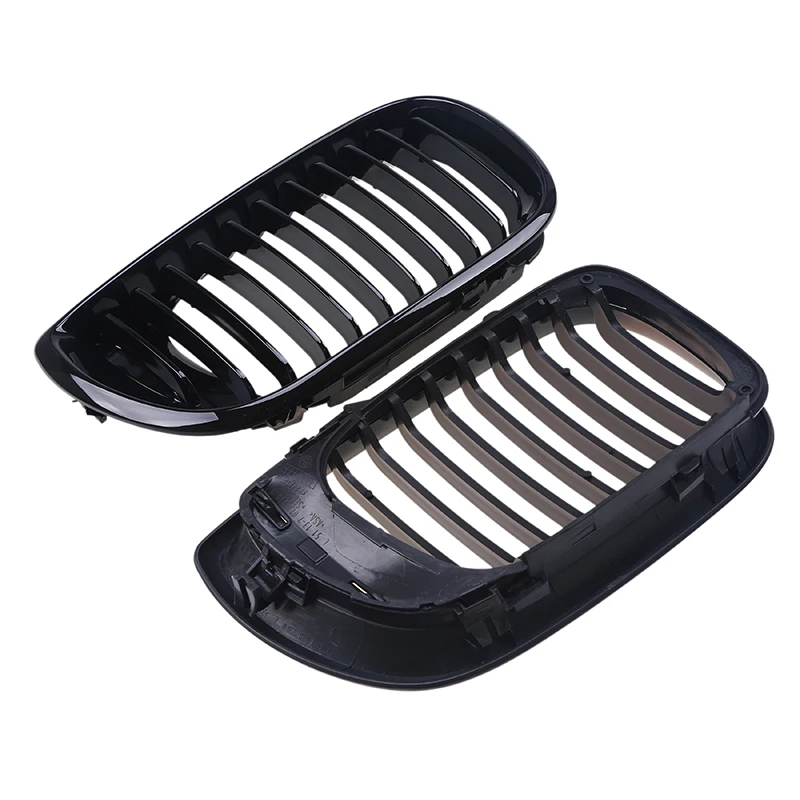 Posbay глянцевая черная передняя Центральная решетка для почек гриль BMW 3 Series E46 318i/320d