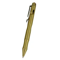 solid brass tactical pen 74g heavy survival self defense pen ball pen for business office edc stationery office school supplies