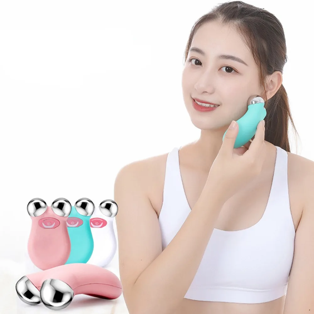 

Face Lifting Micro Current Roller Massager Skin Tightening Anti Wrinkle BIO Facial Lift Care Beauty Device Facial care tools