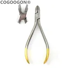 Кусачки для лигатур, 1 шт., плоскогубцы для ортодонтической лигатуры, проводов и резинок, стоматологический инструмент, нержавеющая сталь