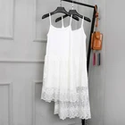 Платье женское на бретелях с цветочной вышивкой, повседневное короткое модное базовое платье-туника в стиле девушки-Мори, на лето, K049