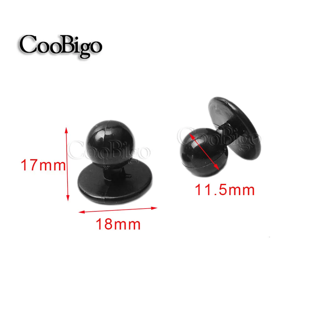 Разноцветные пуговицы шеф повара 10 шт. полиэтиленовые для сумок курток костюма