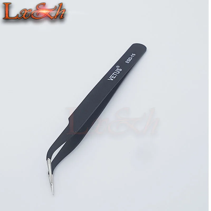 8 шт./лот антистатические BGA Пинцет ESD 10 11 12 13 14 15 16 17|tweezer|tweezer with led lighttweezer store |