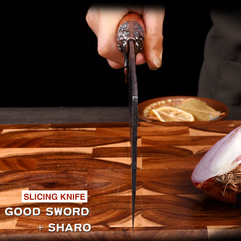 Нож шеф-повара традиционный китайский кованый Кливер нож для нарезки овощей с