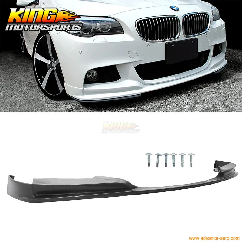 Подходит для 11 16 BMW F10 5 серии 3D Стиль переднего бампера губ MTEC PU Global БЕСПЛАТНАЯ