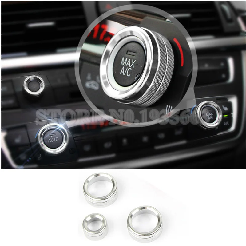 Внутренняя крышка ручки кондиционера и аудио для BMW 5 серии F10 F07 2011 2017 3 шт.