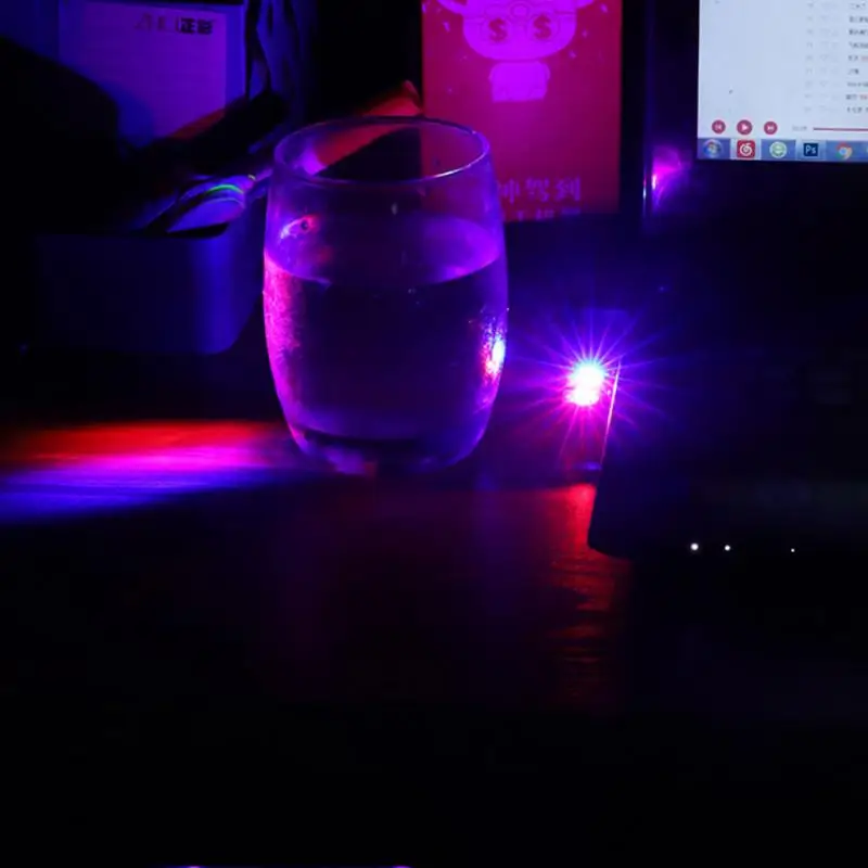 Светодиодный USB автомобильный атмосферный светильник умный датчик звукового