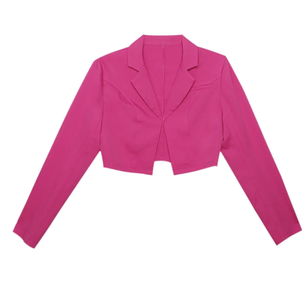 Осень 2019 повседневные блейзеры Женский офисный костюм куртка с длинными