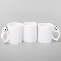 creative football ceramic mug with handle office home school milk water coffee mugs funny drinkware cup idea gifts