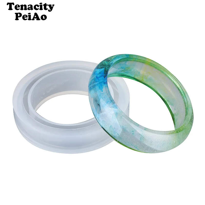 Прозрачная силиконовая форма для приглашений в виде высушенных цветов круглого