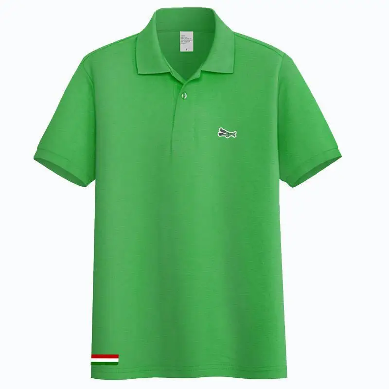 Высокое качество 2020 новые мужские рубашки поло 100% хлопок с коротким рукавом