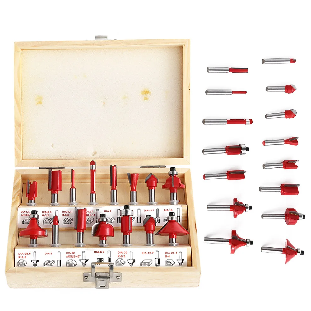 Набор фрез 6 35 мм электрический ручной триммер фрезерный резец карбидный