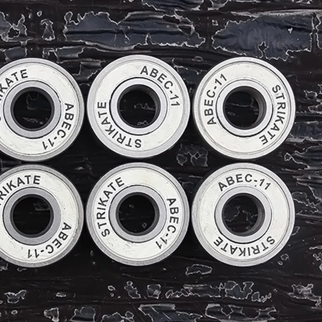 8 шт. ABEC 11 роликовые подшипники 608RS качественный подшипник для скейтборда