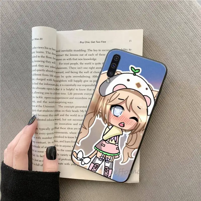 

Gacha Life game cute Phone Cases For Samsung galaxy S note 7 8 9 10 20 fe edge A 6 10 20 30 50 51 70 lite plus Soft Silicone