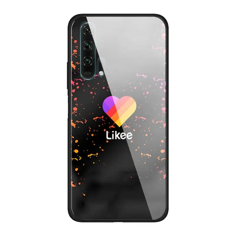 

Fashion Likee Love Phone Case For Huawei Mate 9 10 lite 20Pro&Tempered Glass Back Cover For Honor 7A 8X 9 10 V10