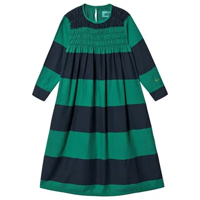 Bo4 IN STOCK BC KIDS NEW Autumn Toddler Girl Dress Beautiful Princess Party Stripe Christmas Dress Kids Dresses for Girls - Цвет: Bo4