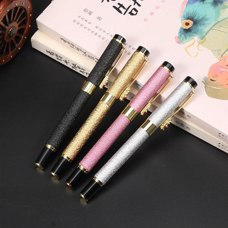 Винтажная цветная металлическая гелевая ручка Kawaii симпатичный изготовленный на