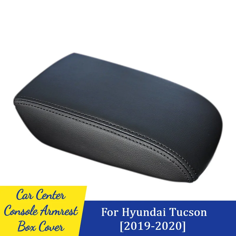 

Car Central Console Armrest Cover For Hyundai Tucson 2019 2020 Armrest Pad Protactor Trim Interiors Accessories Leather Screen