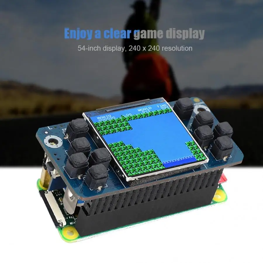 1,54 дюймовый ЖК-Мини Портативная Расширенная Игровая плата для Raspberry Pi ZERO W игровая консоль мини игровая консоль