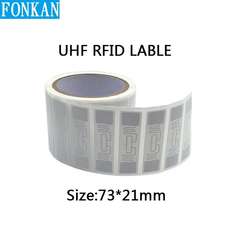 EPC C1G2 UHF RFID H47 этикетка J41 влажная инкрустация 9662 белая фотография с чипом M4/H3/R6 50x50