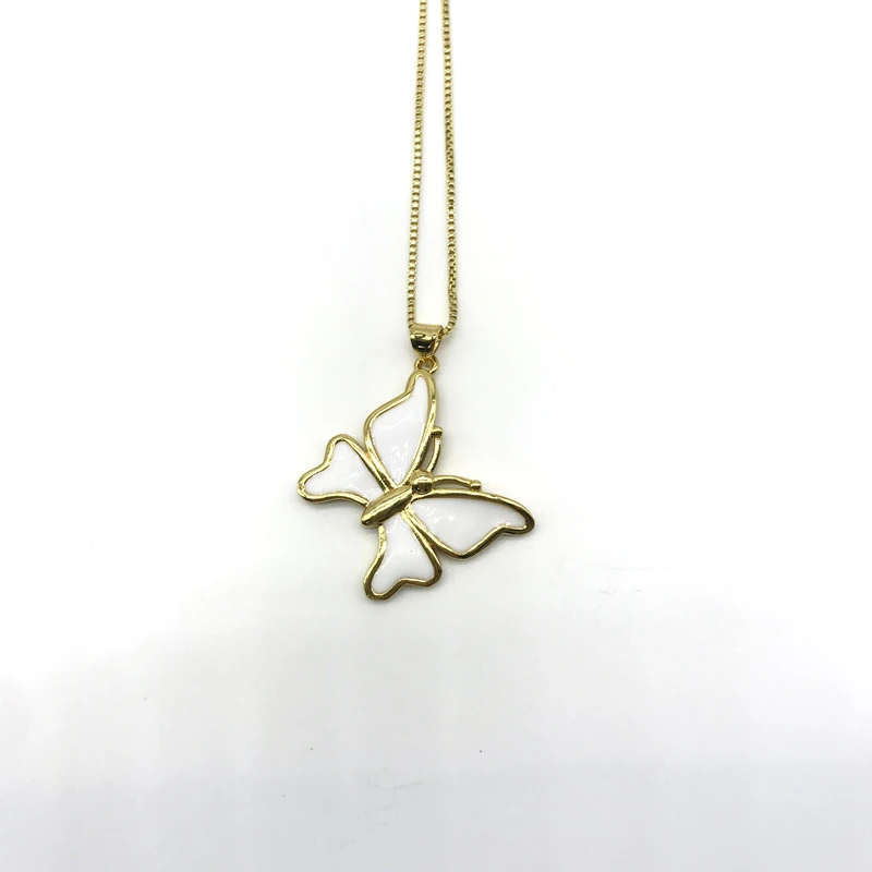 5PCS/lot Enamel Butterfly Children Women Jewelry Pendants Necklaces Party | Украшения и аксессуары