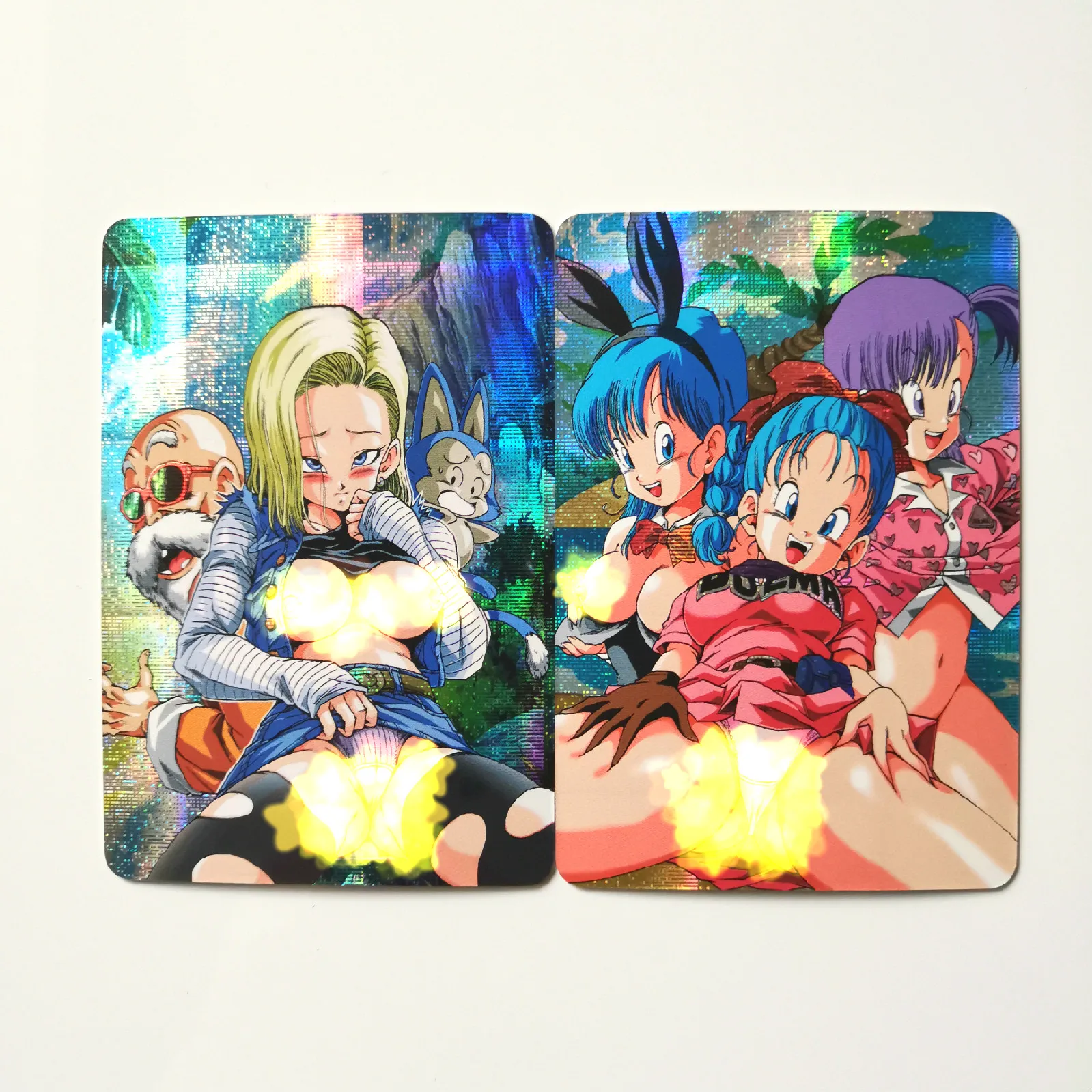 27 шт./компл. супер Dragon Ball Z пикантные джентльмен Чичи Bulma Android 18 героев карточной