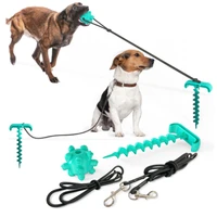 pet dog toy set dog rope toy with dog pile outdoor dog interactive toy tooth cleaning chew toy toothbrush dog bite toy funny dog