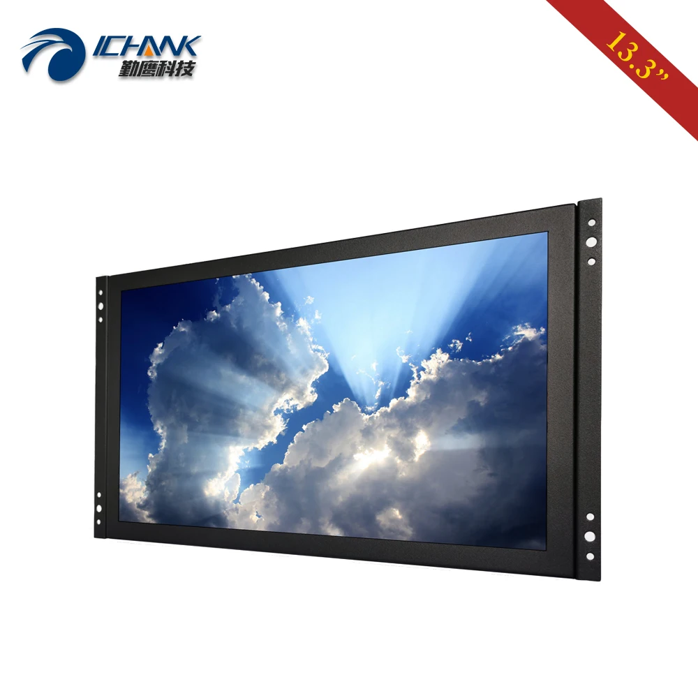 ZK133TN-56/13," дюймов 1920x1080p ips VGA HDMI USB Встроенный Открытый каркас встроенный динамик пульт дистанционного управления ПК монитор экран дисплея