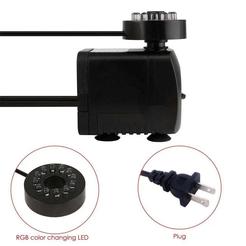 Studyset погружной водяной насос со светодиодный светильник для аквариумов KOI рыбный