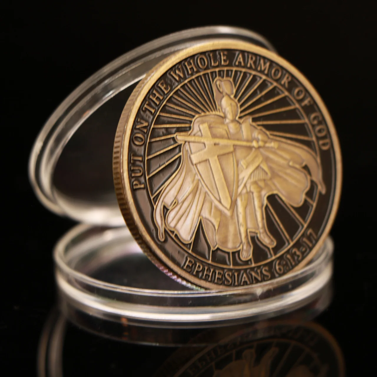 Новинка наденьте всю броню Бога Памятная коллекция монет подарок домашнее
