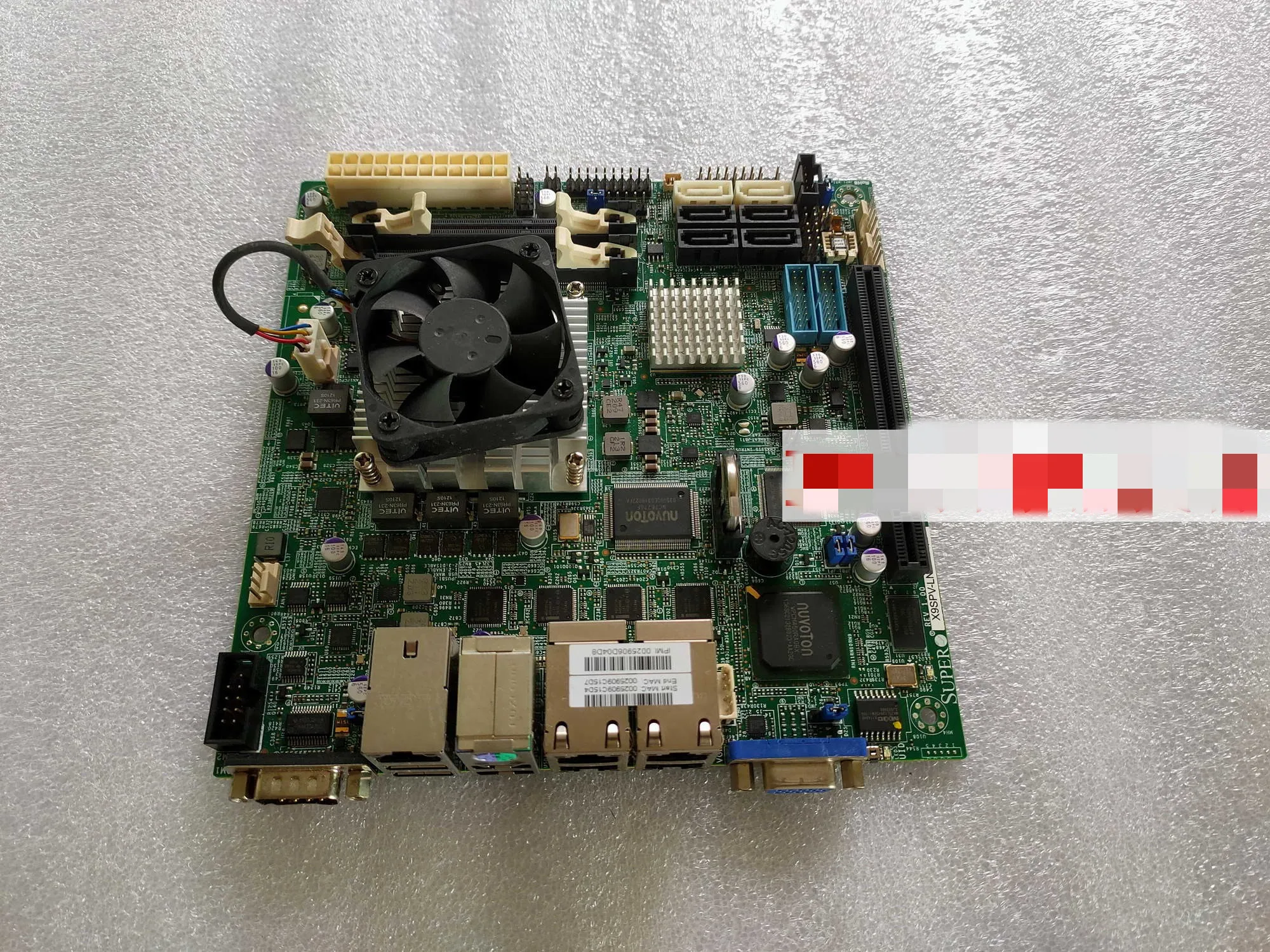 

X9SPV-LN4F-3QE I7-3612QE CPU high performance NAS server motherboard