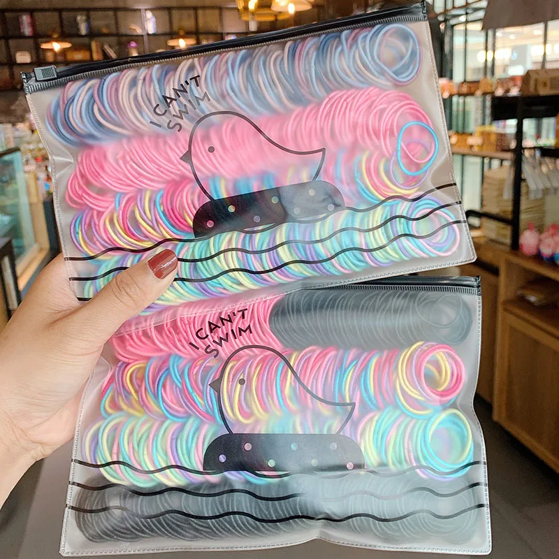 Детские резинки для волос яркие эластичные аксессуар 100/500|Аксессуары девочек| |